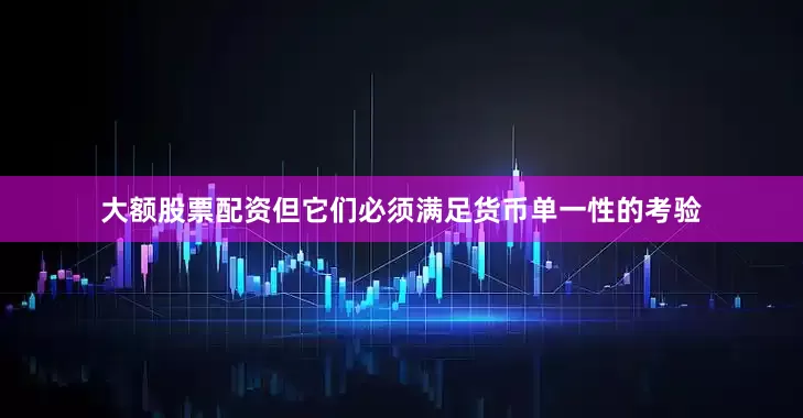 大额股票配资但它们必须满足货币单一性的考验